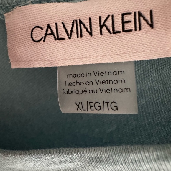 Calvin Klein Light Blue Shorts-All, NWT, Double V-Neck, Elastic Waist, size XL. - Picture 2 of 8